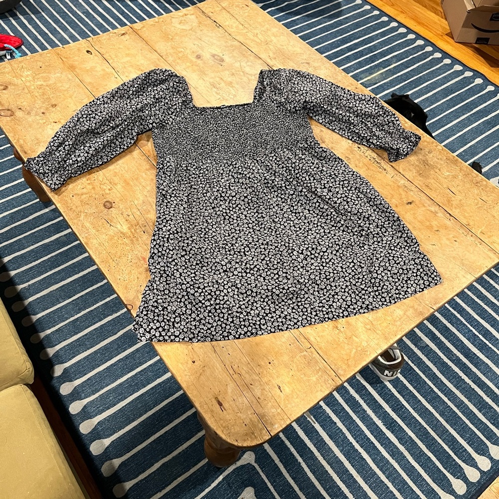 Madewell Smocked Babydoll Dress,  women’s XL